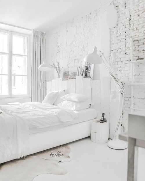 Silver blonde | White bedroom, White ro