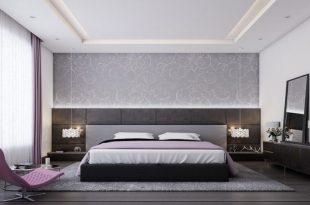 White Bedroom Designs With Variety Of Cute Wall Texture : Home .