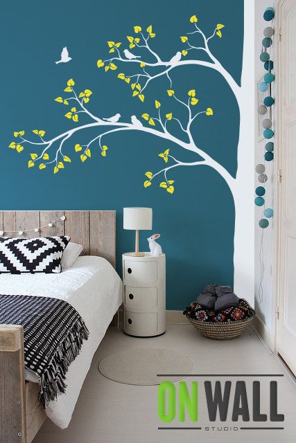 Wall decal - Large Tree Wall decal - living room wall decals Wall .