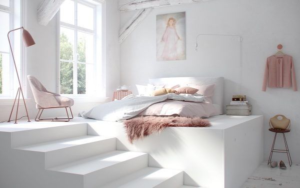 Pin by Marleen Ouwehand on DIY room decor | White bedroom design .