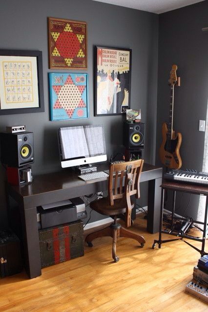 Music/study room (With images) | Home music rooms, Music bedroom .