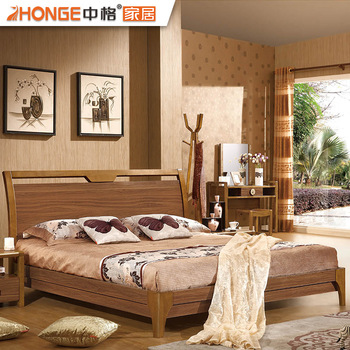 Simple Antique Style Bedroom Furniture Simple Wooden Double Beds .