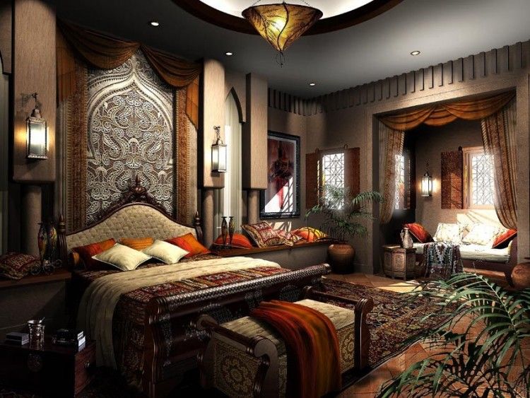 Arabic Style Bedroom Furniture | Luxurious bedrooms, Moroccan .